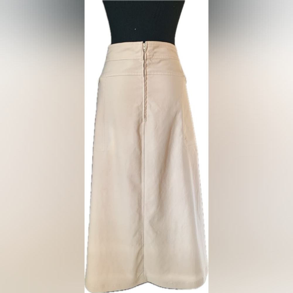Patagonia Water Girl Women's Tan Mid Length Khaki Skirt Size 10 - Picture 2 of 8